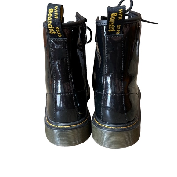 Dr. Martens Black 1460 Y Patent Leather Lace Up Boots Size US 6/UK 4/EU 37 - Picture 5 of 11